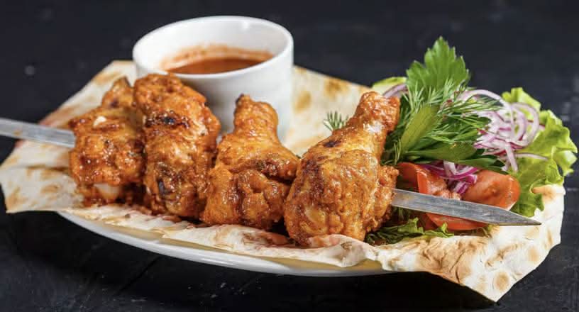 Chicken Wings Kebab