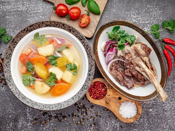 Lamb Leg Soup