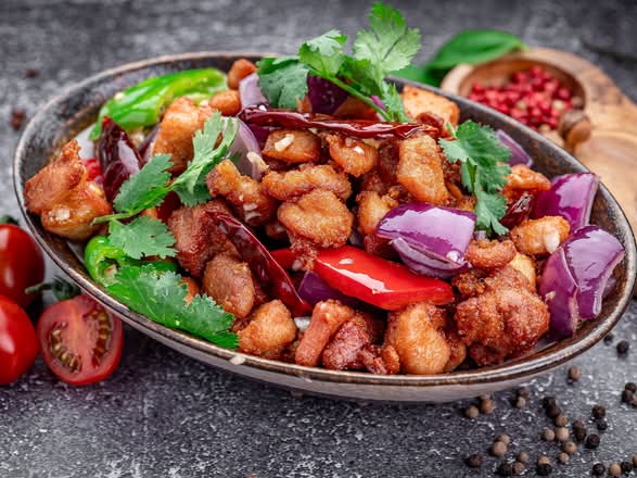 Spicy Chicken With Rice