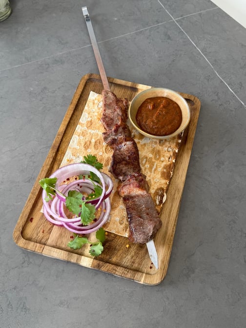 Shashlyk lamb