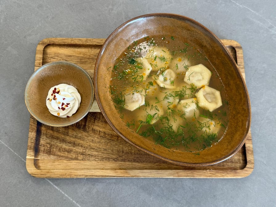 Pelmeni Soup/Пельмени с больоном