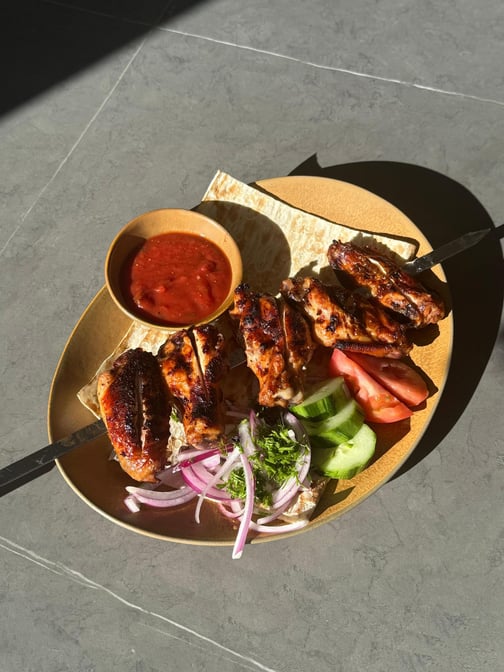 Shashlik Chicken wings