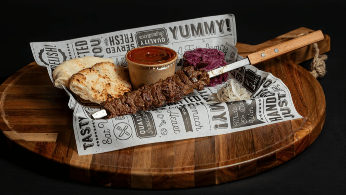 2 Skewers Beef Kebab